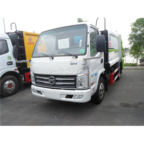 6 cubic yards capacity compressed garbage trucks